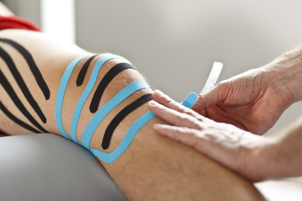 Kinesio Taping in der Physiotherapie an der Lohengrin Therme in Bayreuth
